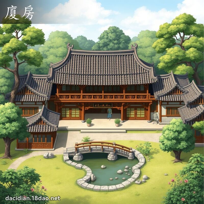 厦房 - 国语大辞典配图
