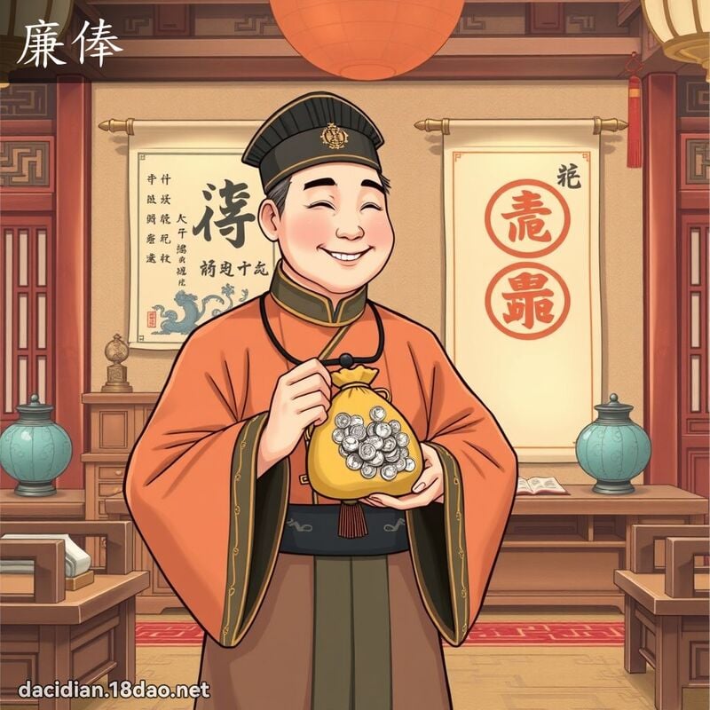 廉俸 - 國語大辭典配圖