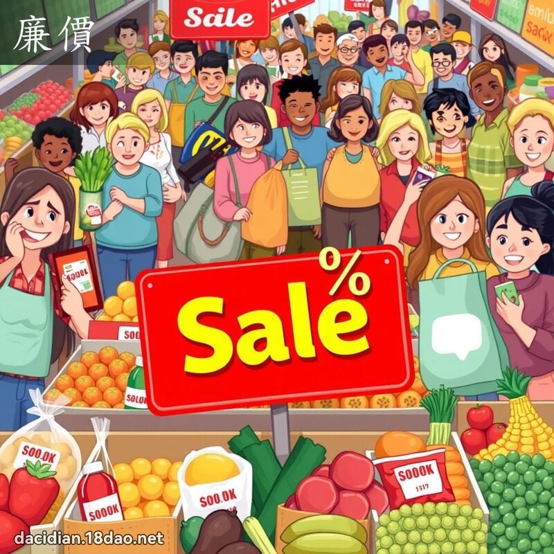 廉價 - 國語大辭典配圖