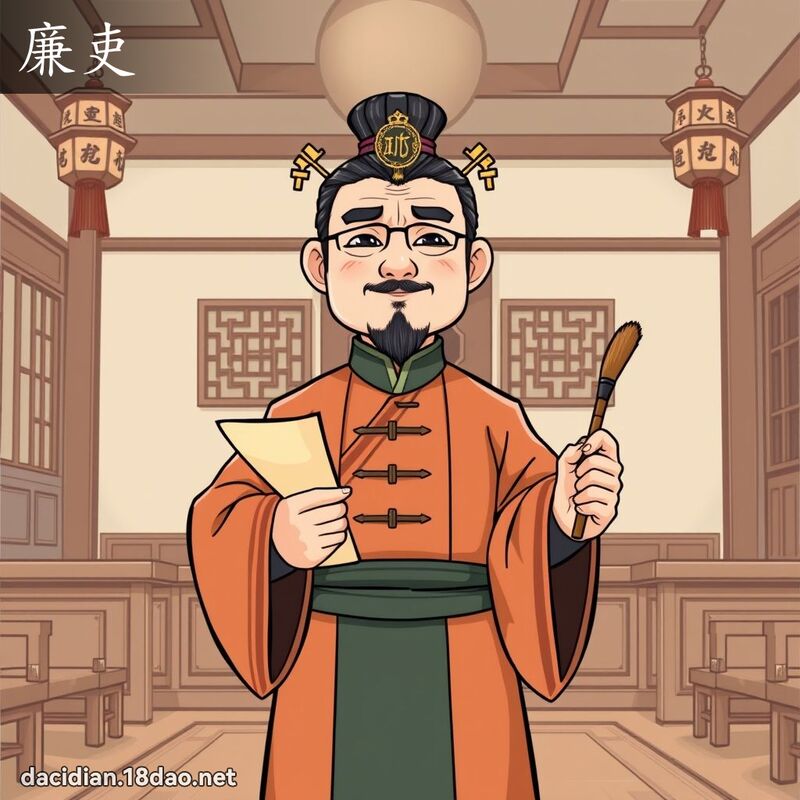 廉吏 - 国语大辞典配图