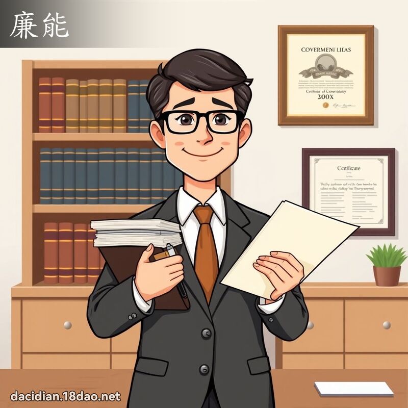 廉能 - 國語大辭典配圖