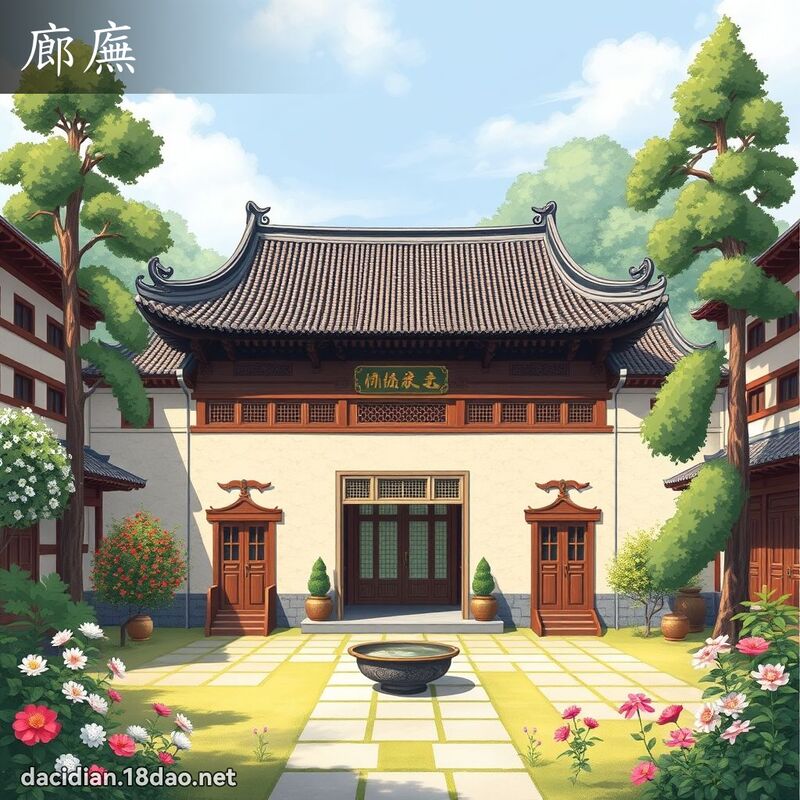 廊廡 - 國語大辭典配圖