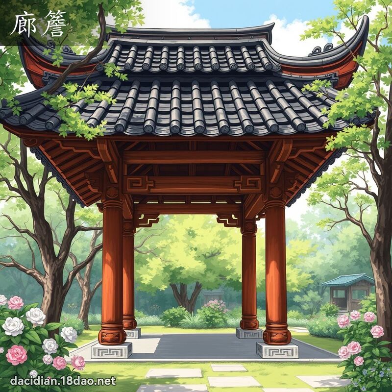 廊簷 - 國語大辭典配圖