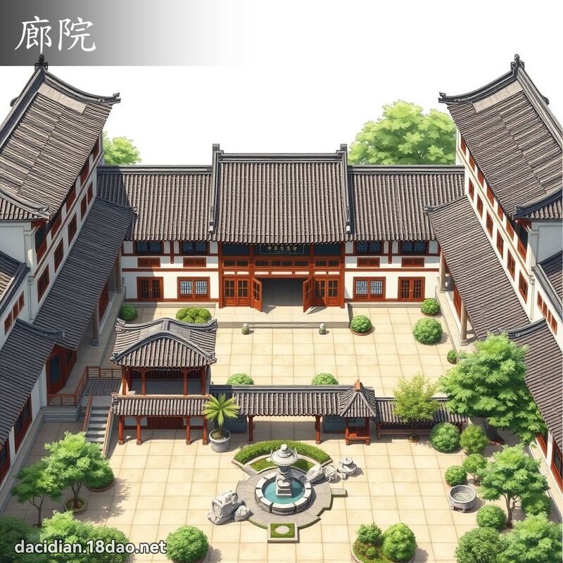 廊院 - 國語大辭典配圖
