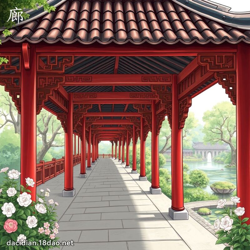 廊 - 國語大辭典配圖