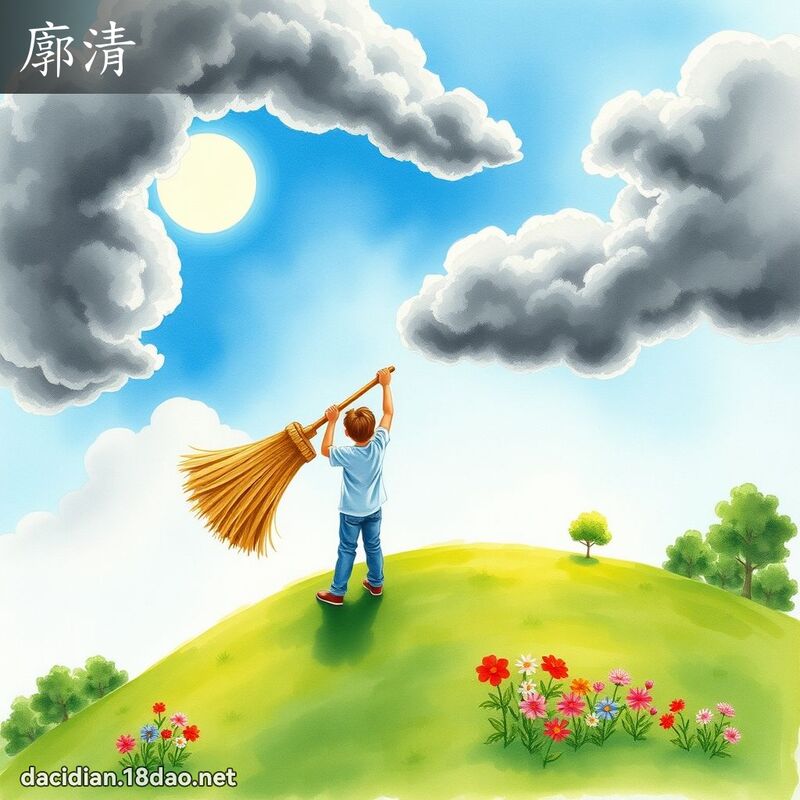 廓清 - 国语大辞典配图