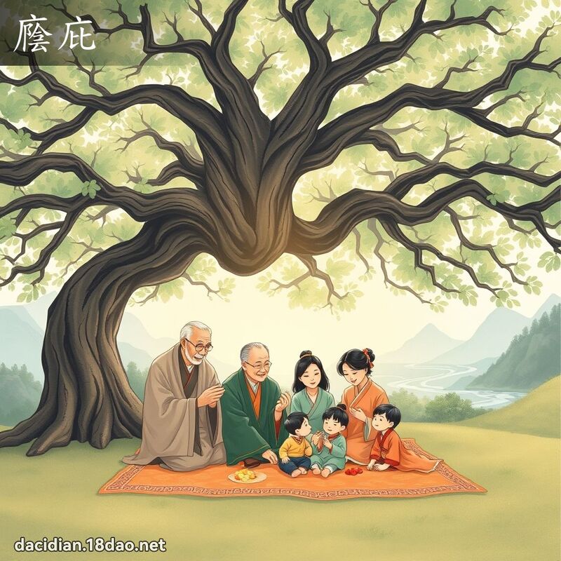 廕庇 - 國語大辭典配圖