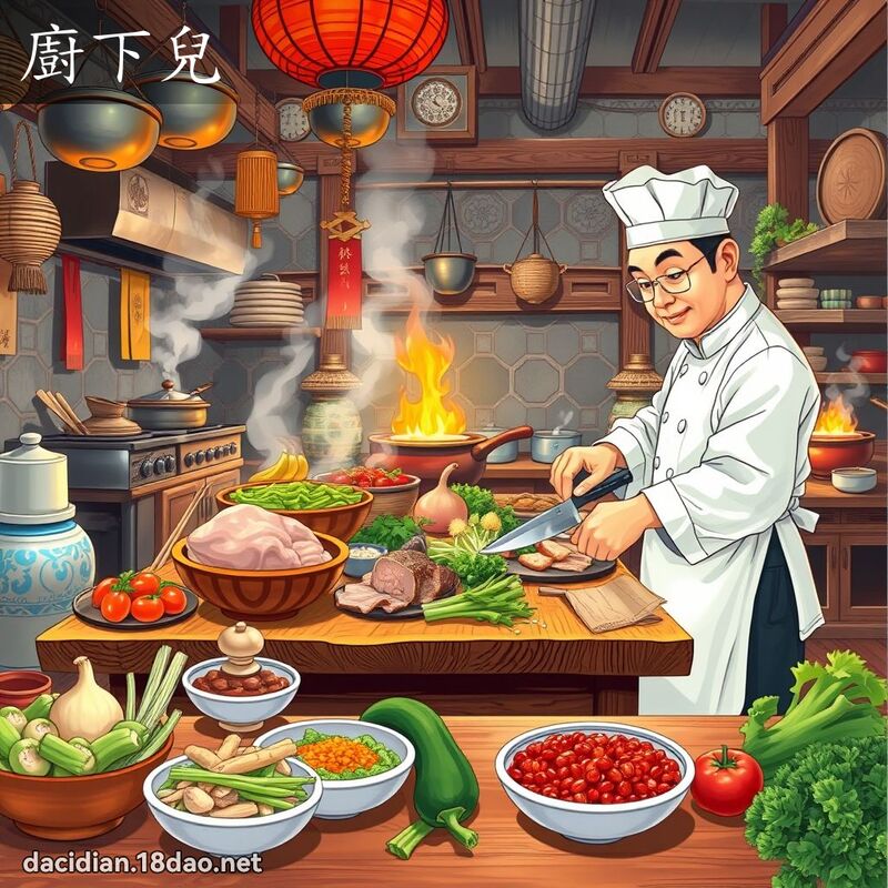 廚下兒 - 國語大辭典配圖