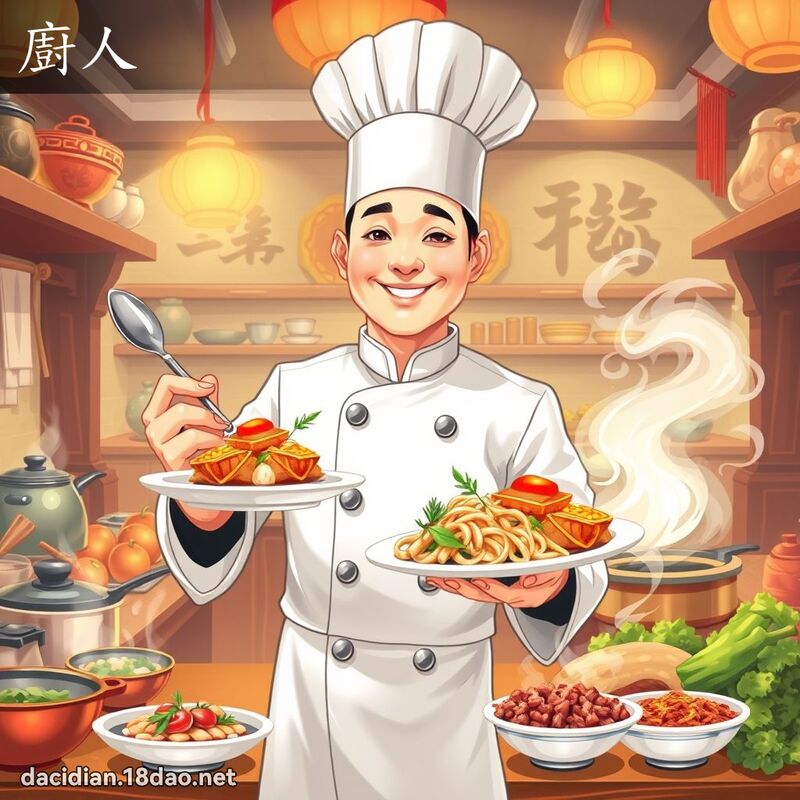 厨人 - 国语大辞典配图