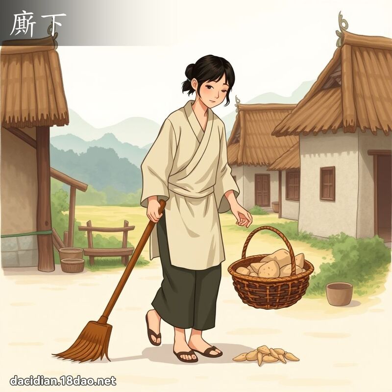 廝下 - 国语大辞典配图