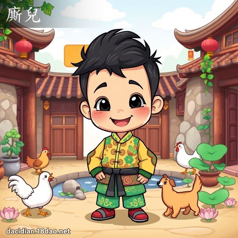 廝儿 - 国语大辞典配图