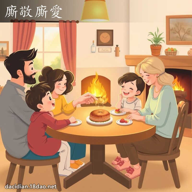 廝敬廝爱 - 国语大辞典配图