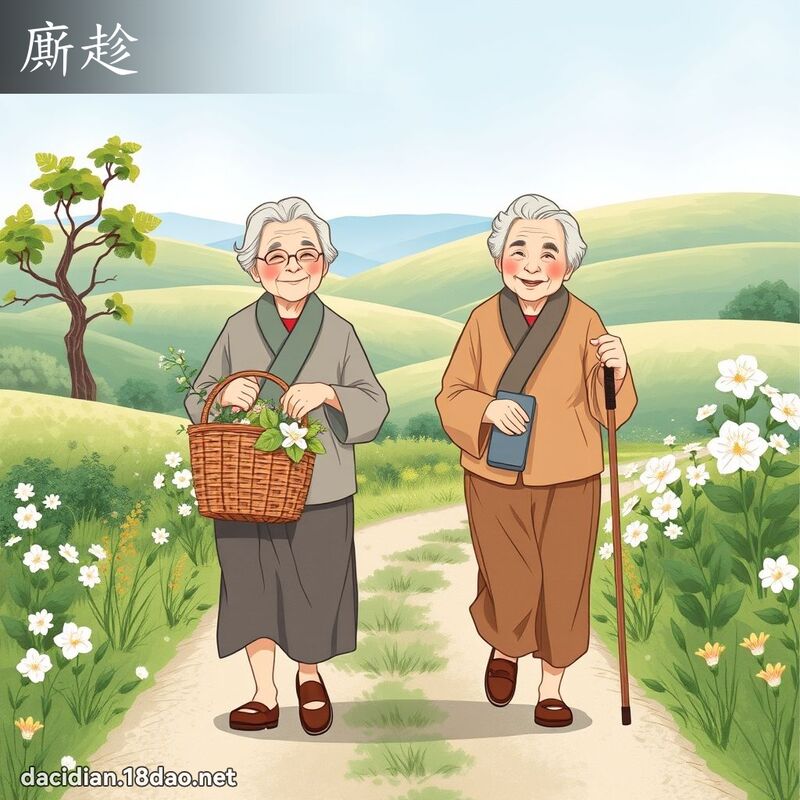 廝趁 - 國語大辭典配圖