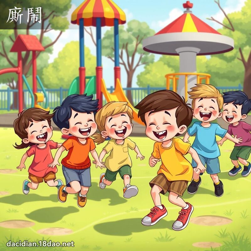 廝鬧 - 國語大辭典配圖