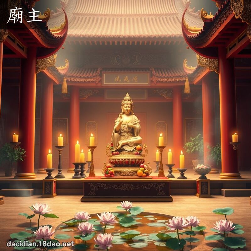 廟主 - 國語大辭典配圖