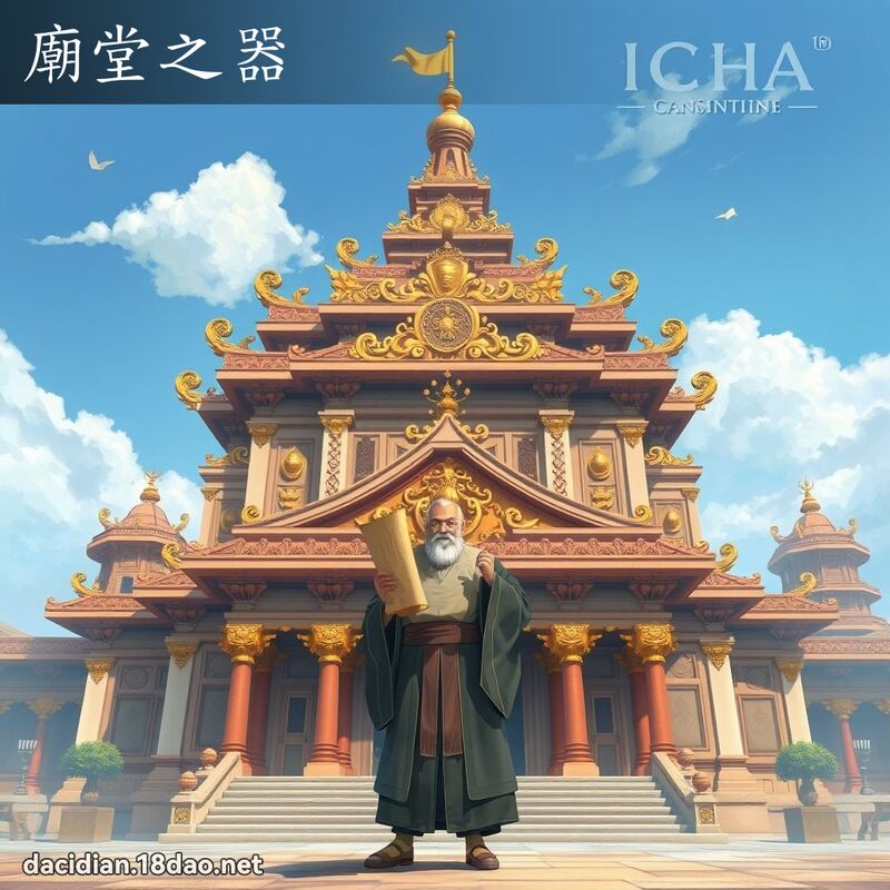 廟堂之器 - 國語大辭典配圖