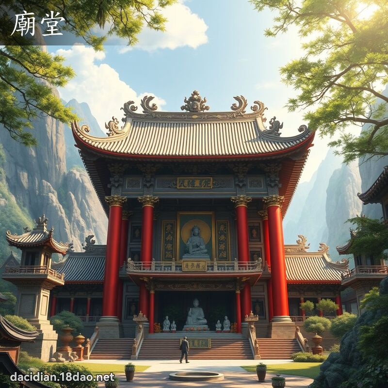 庙堂 - 国语大辞典配图