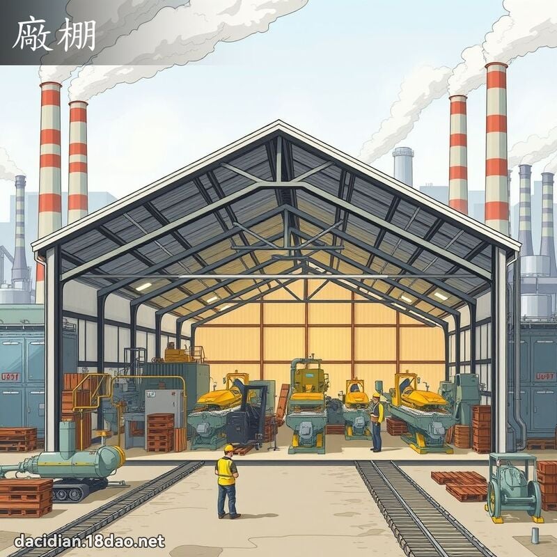 廠棚 - 國語大辭典配圖