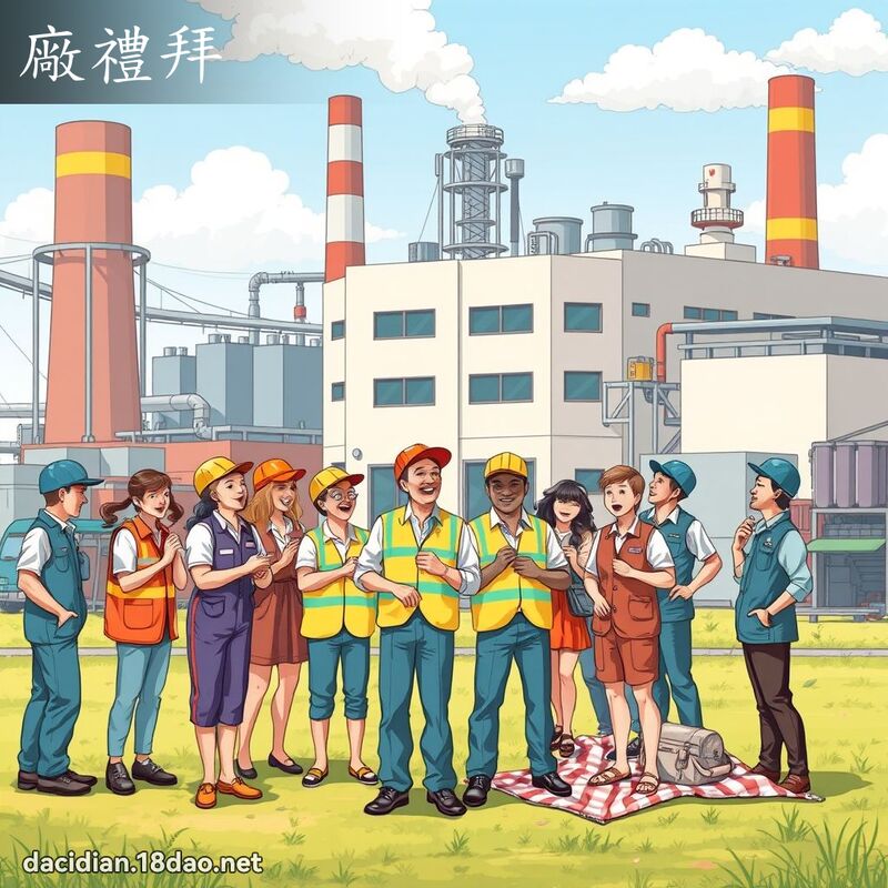 廠禮拜 - 國語大辭典配圖