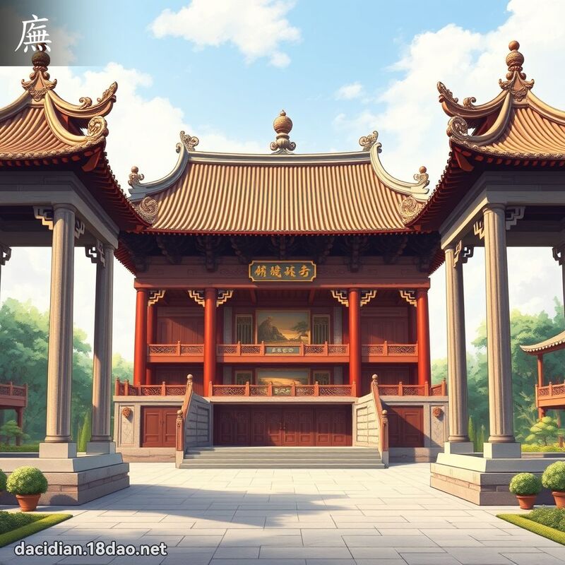 廡 - 国语大辞典配图