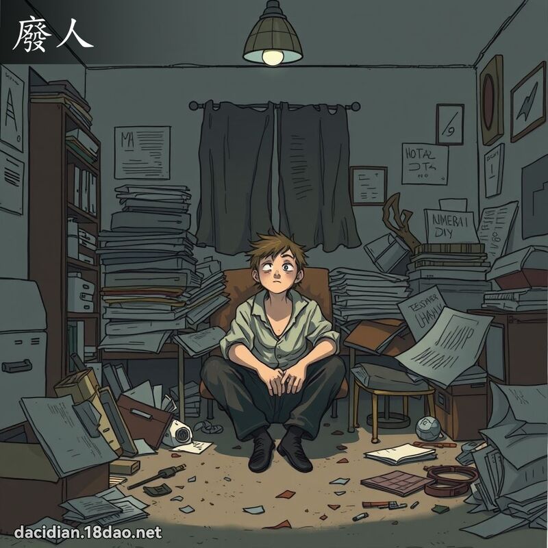 廢人 - 國語大辭典配圖