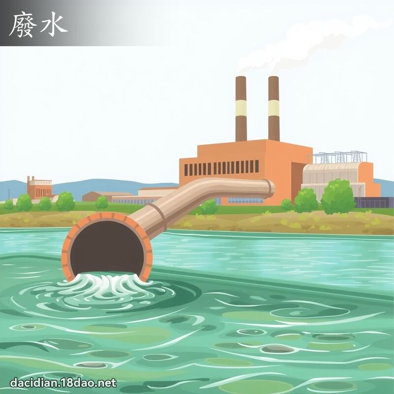 廢水 - 國語大辭典配圖