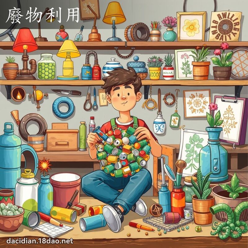 廢物利用 - 國語大辭典配圖