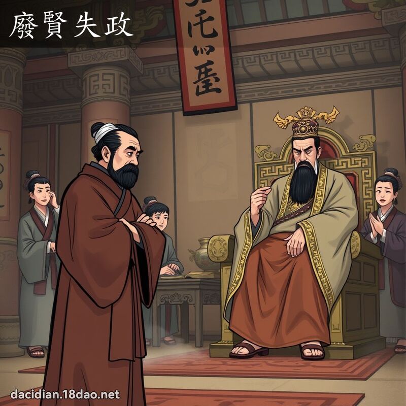 廢賢失政 - 國語大辭典配圖