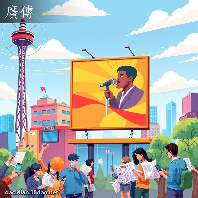 廣傳 - 國語大辭典配圖