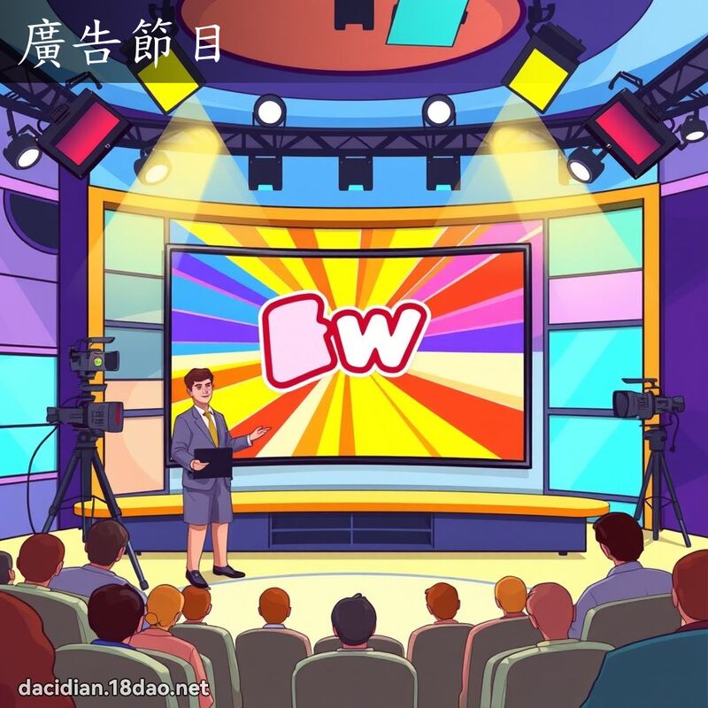廣告節目 - 國語大辭典配圖