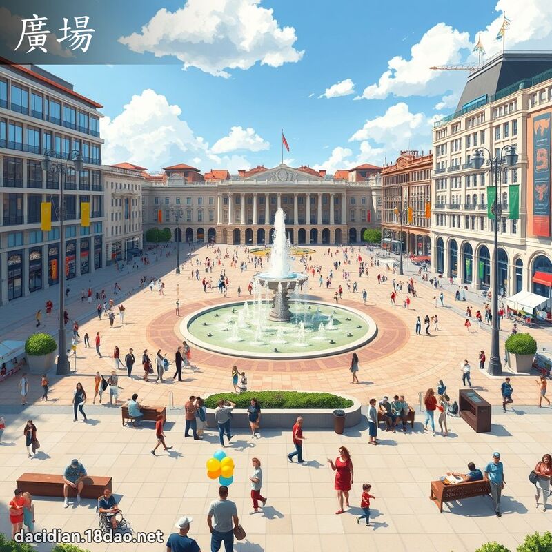 广场 - 国语大辞典配图