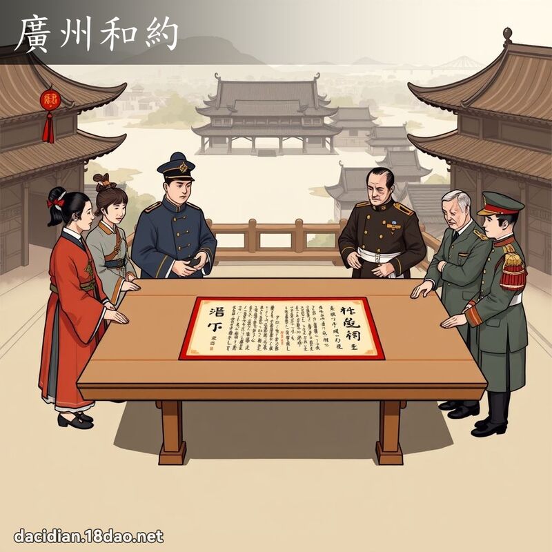 廣州和約 - 國語大辭典配圖