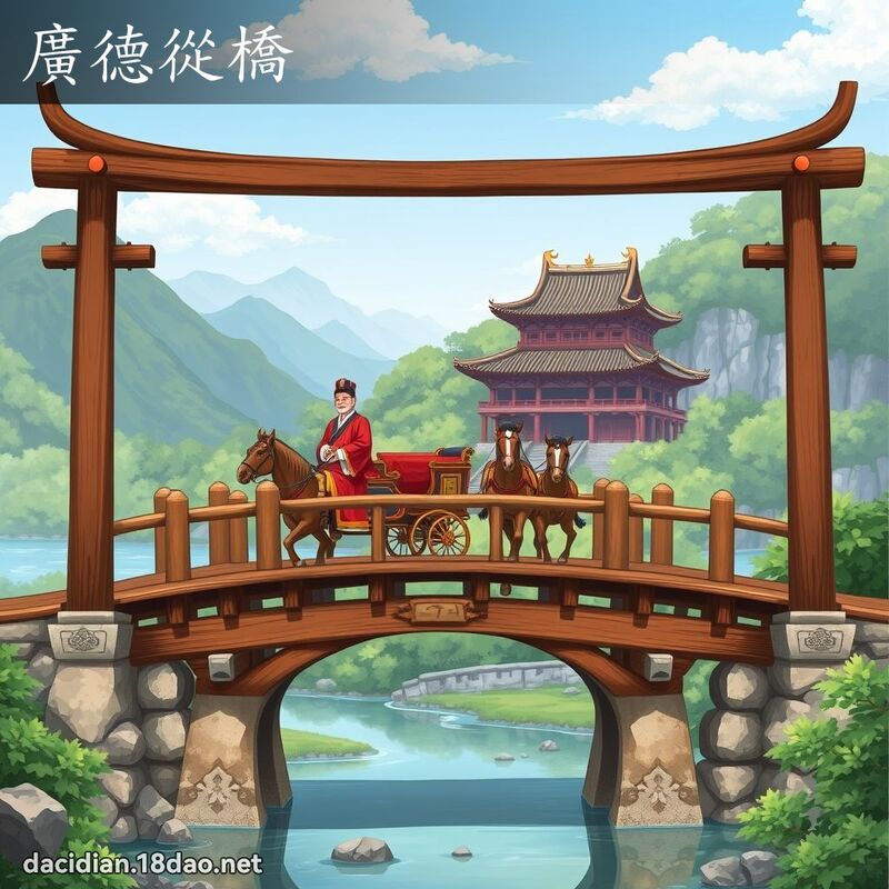 廣德從橋 - 國語大辭典配圖