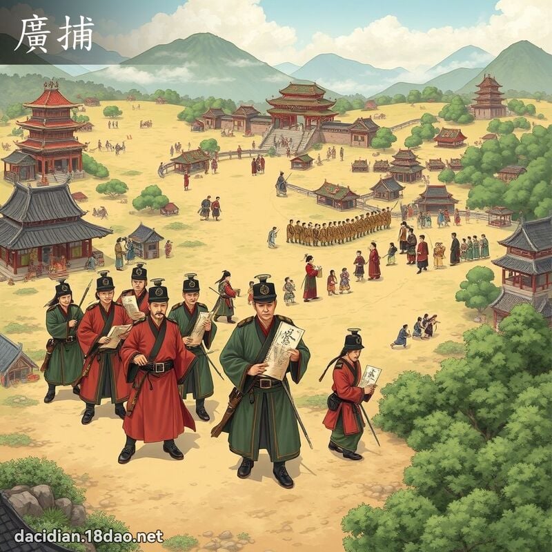 广捕 - 国语大辞典配图