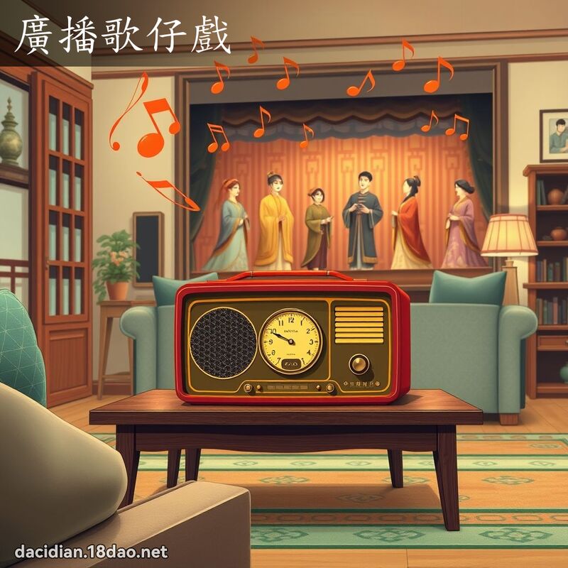 广播歌仔戏 - 国语大辞典配图