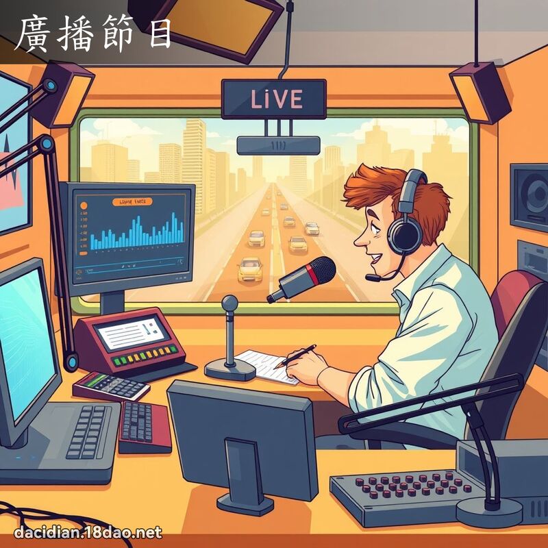 廣播節目 - 國語大辭典配圖