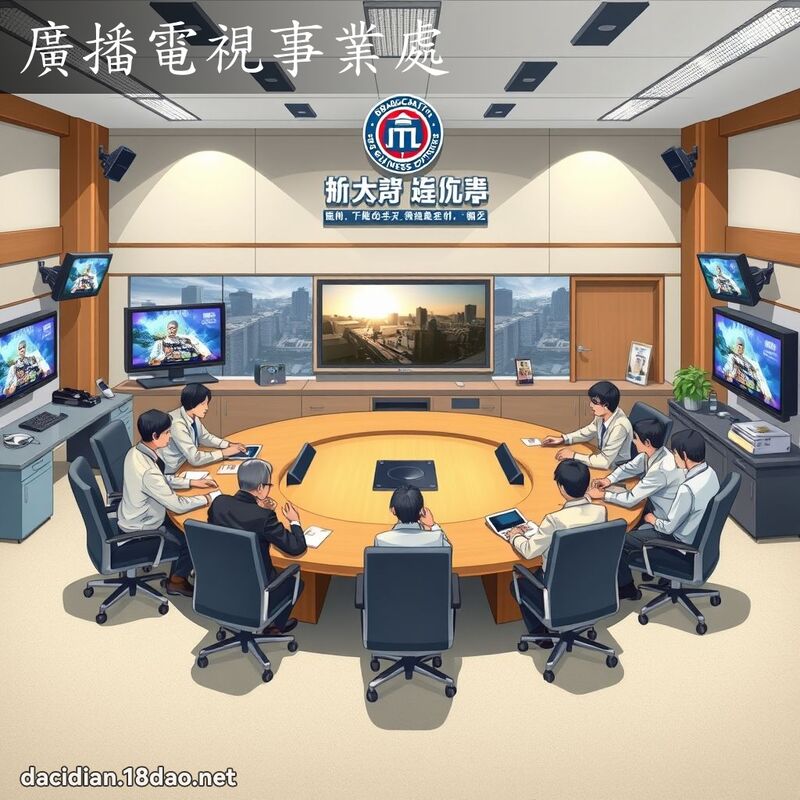 廣播電視事業處 - 國語大辭典配圖