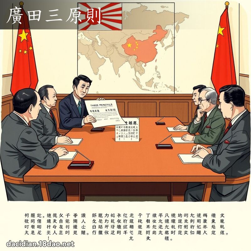 廣田三原則 - 國語大辭典配圖