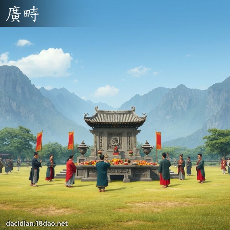 廣畤 - 國語大辭典配圖