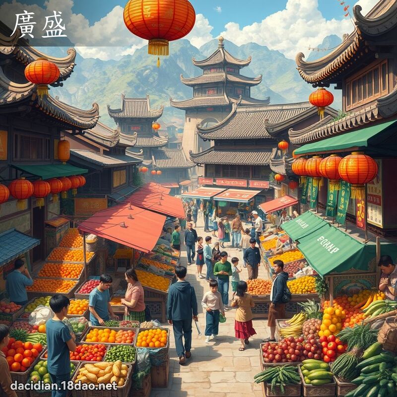 廣盛 - 國語大辭典配圖