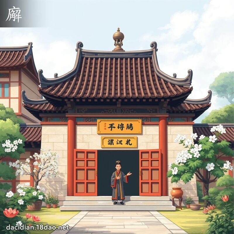漢字: 廨 (多音字)