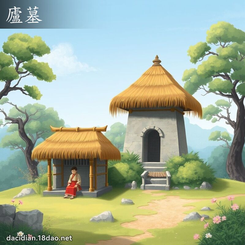 廬墓 - 國語大辭典配圖