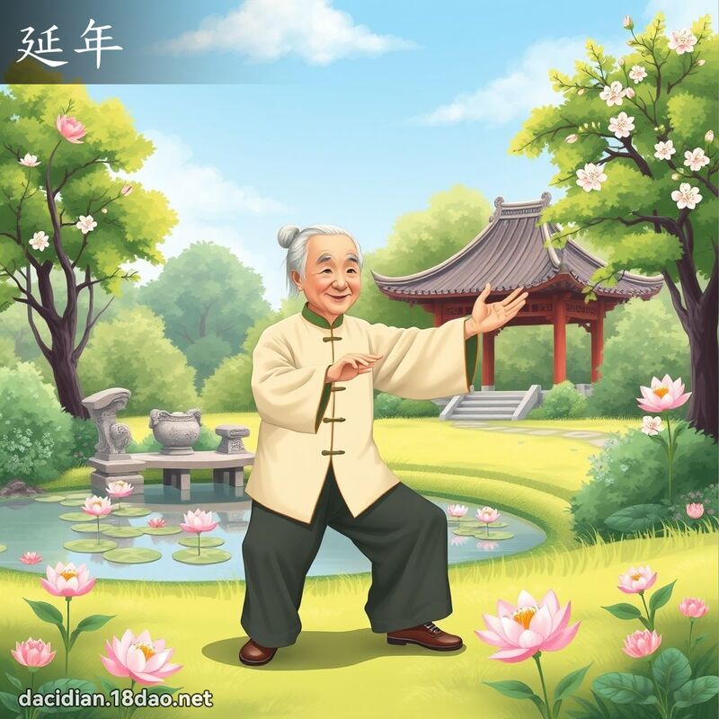 延年 - 國語大辭典配圖