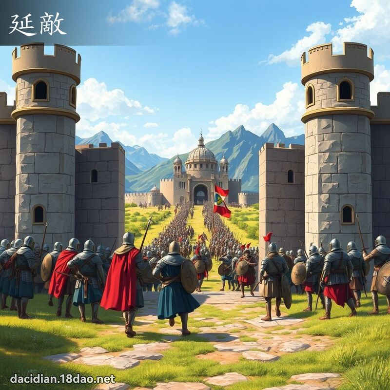 延敵 - 國語大辭典配圖