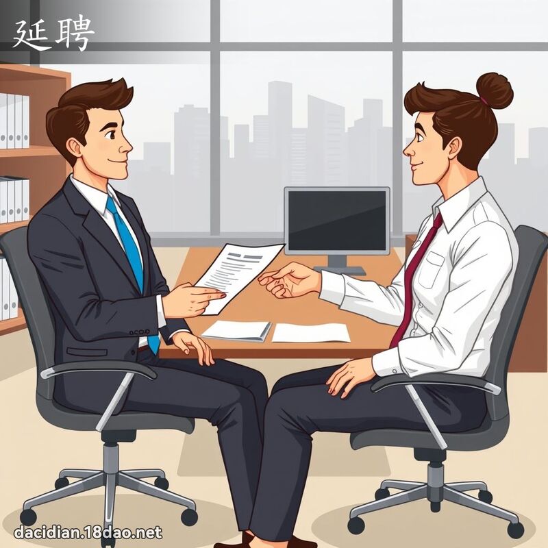延聘 - 國語大辭典配圖