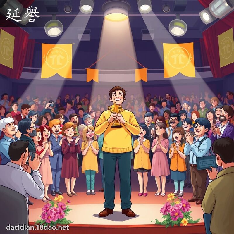 延譽 - 國語大辭典配圖