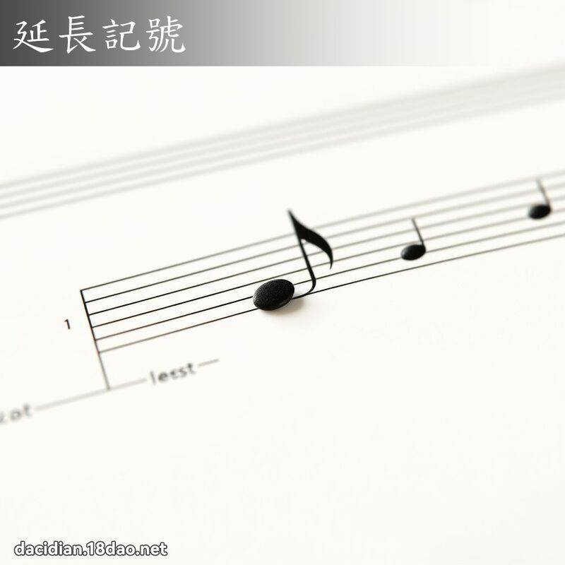 延長記號 - 國語大辭典配圖