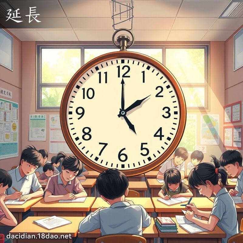 延長 - 國語大辭典配圖
