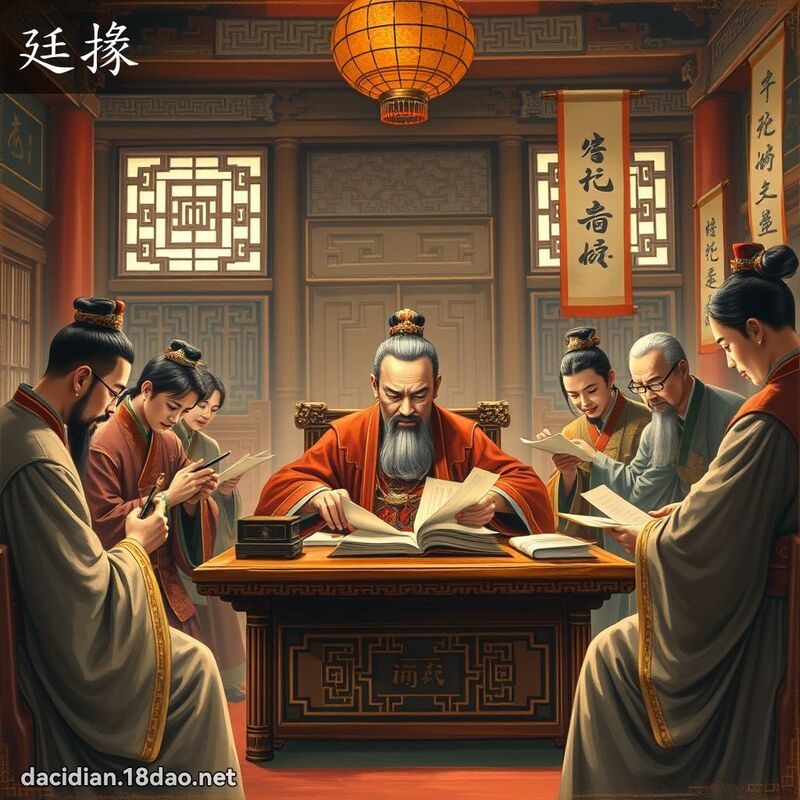 廷掾 - 国语大辞典配图