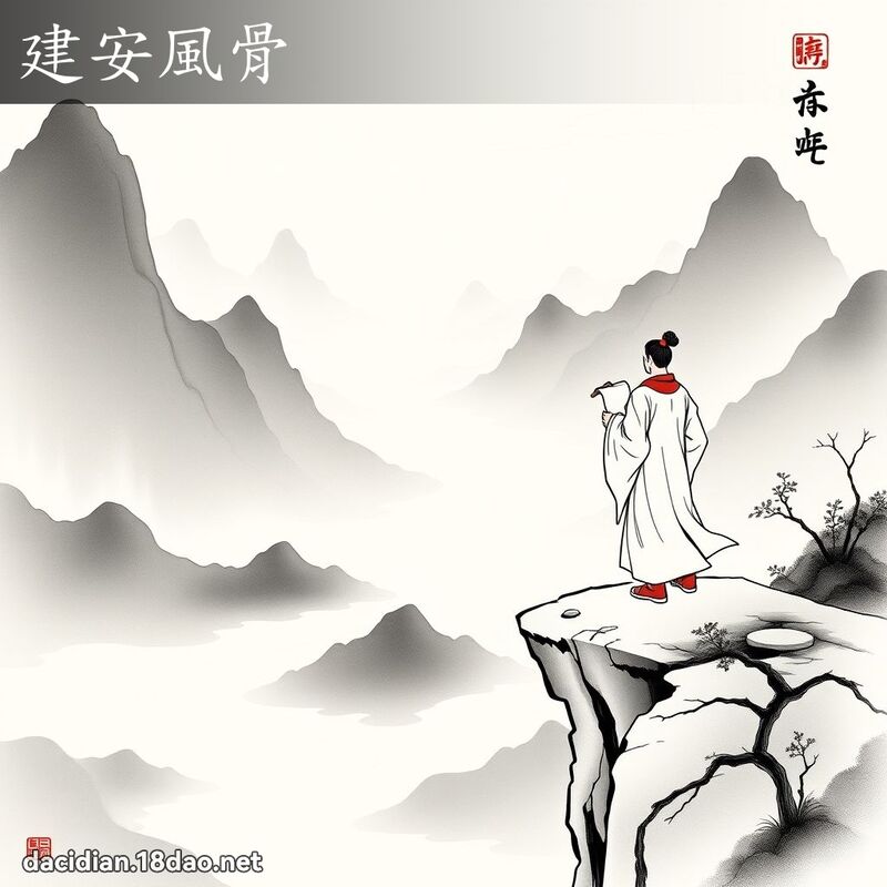 建安風骨 - 國語大辭典配圖